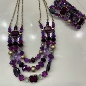 Neckless with bracelet